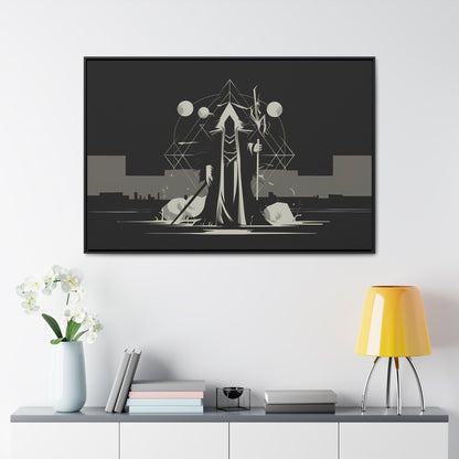 The Arcane Guardian of the Shadows - Gallery Canvas Wraps, Horizontal Frame