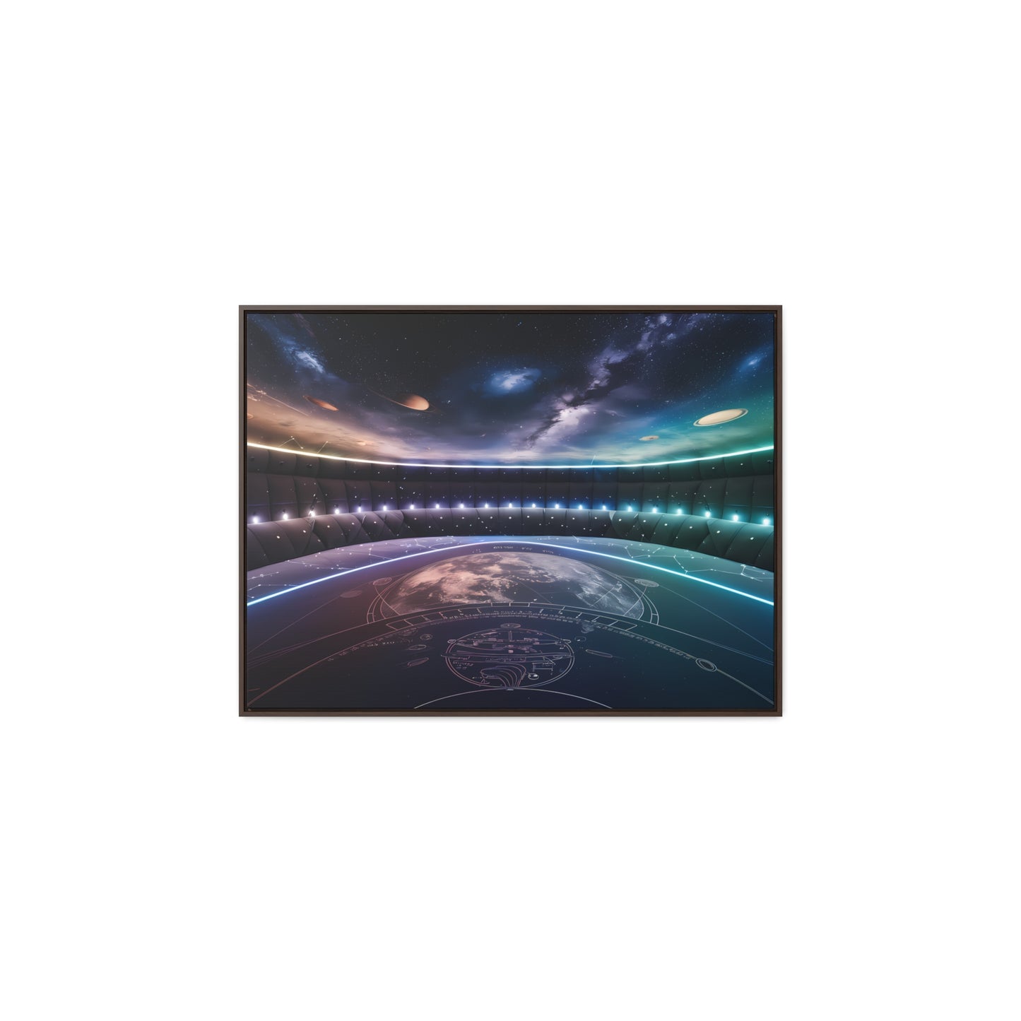 Stellar Observatory Nexus - Gallery Canvas Wraps, Horizontal Frame