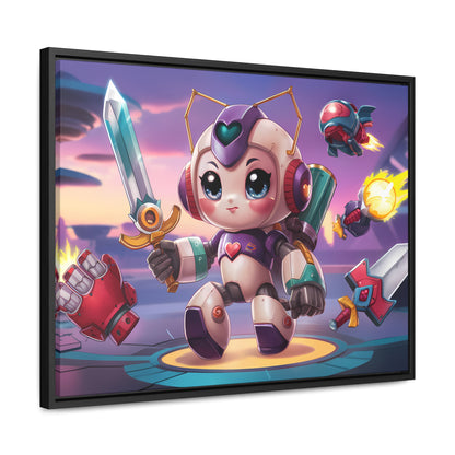 Battle Bot Hero - Gallery Canvas Wraps, Horizontal Frame