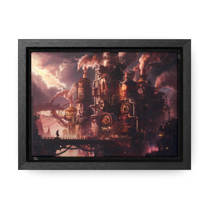 Industrial Twilight - Gallery Canvas Wraps, Horizontal Frame