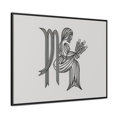 Virgo Lines - Gallery Canvas Wraps, Horizontal Frame