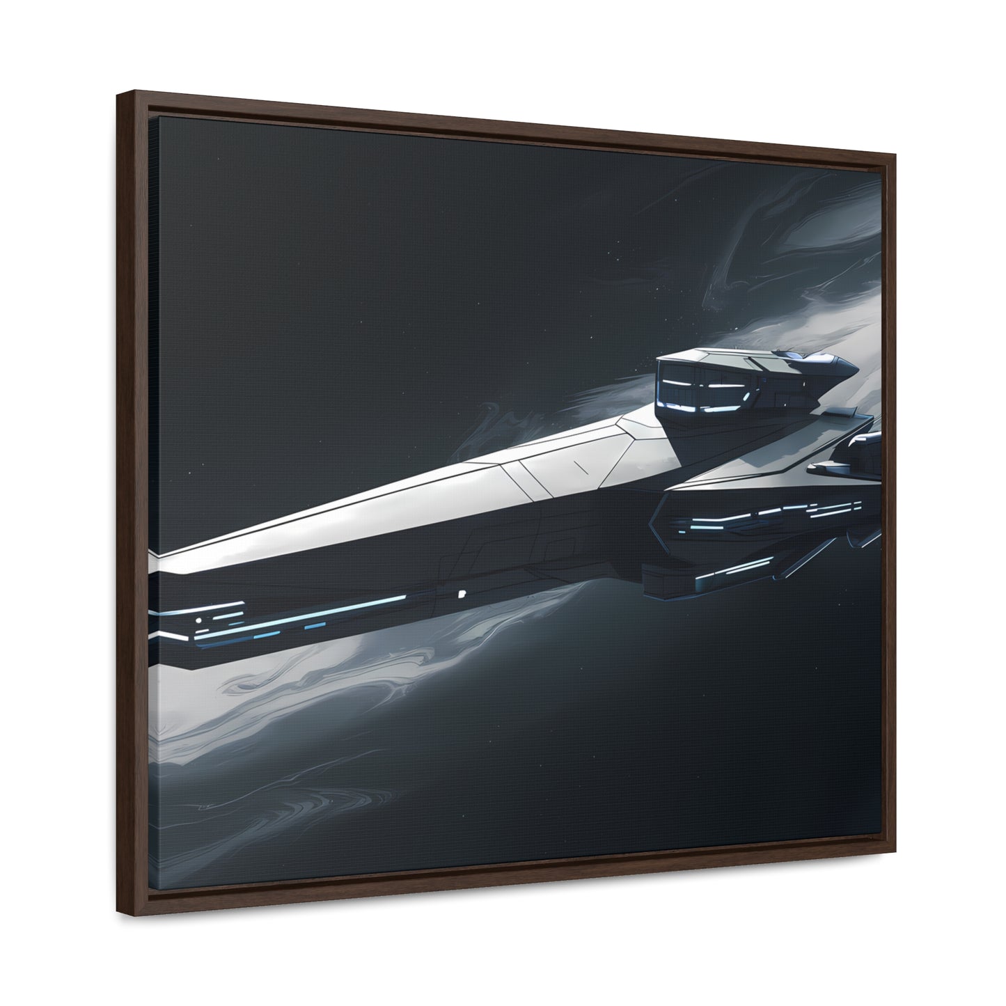 Starship of the Void - Gallery Canvas Wraps, Horizontal Frame