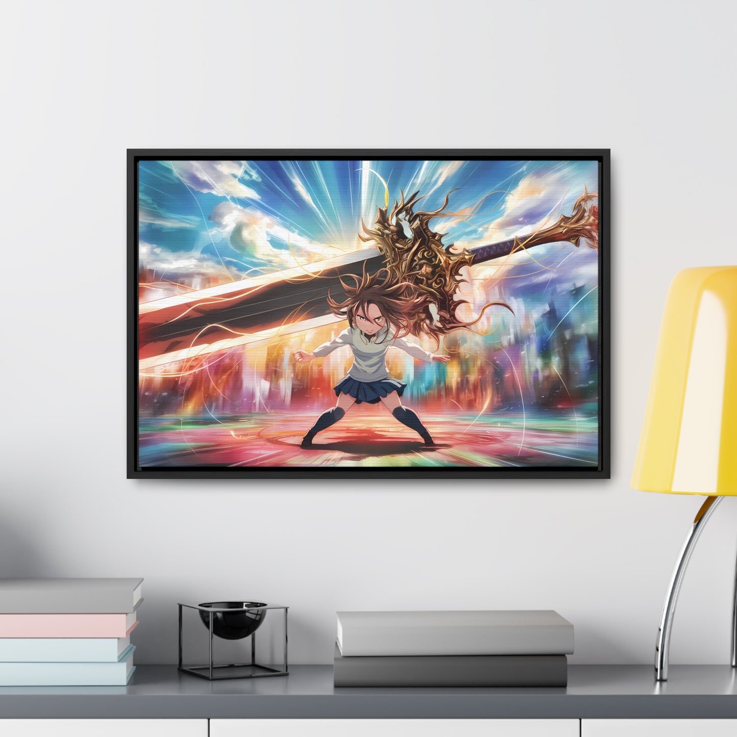 Blade of the Infinite Resolve - Gallery Canvas Wraps, Horizontal Frame