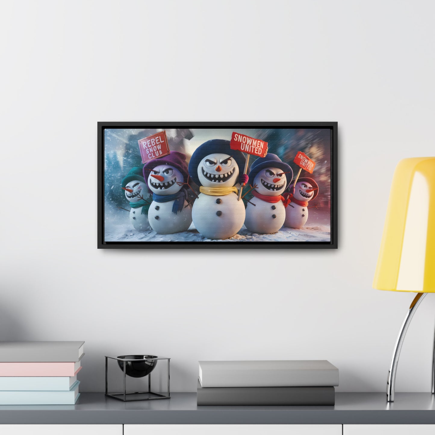 Frosty Revolt - Gallery Canvas Wraps, Horizontal Frame