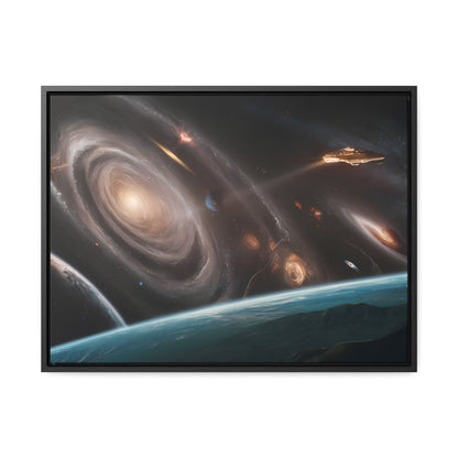 Galactic Odyssey - Gallery Canvas Wraps, Horizontal Frame