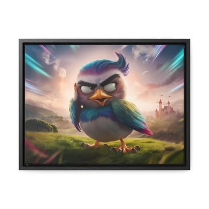 Feathered Fury: The Guardian of the Sky - Gallery Canvas Wraps, Horizontal Frame