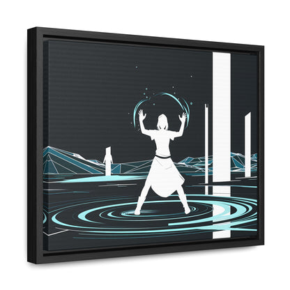 Resonance of the Void - Gallery Canvas Wraps, Horizontal Frame