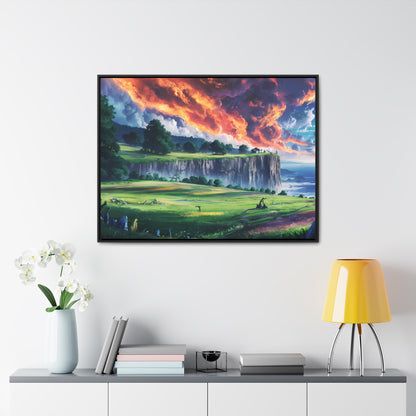 Edge of the Burning Sky - Gallery Canvas Wraps, Horizontal Frame