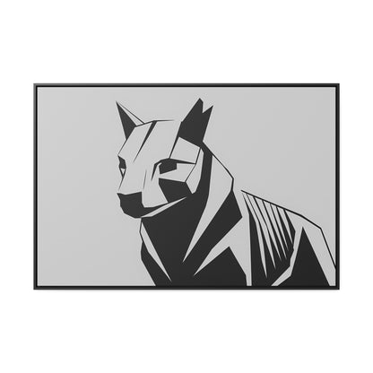 Geometric Guardian - Gallery Canvas Wraps, Horizontal Frame