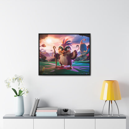 Guardian of the Enchanted Forest - Gallery Canvas Wraps, Horizontal Frame