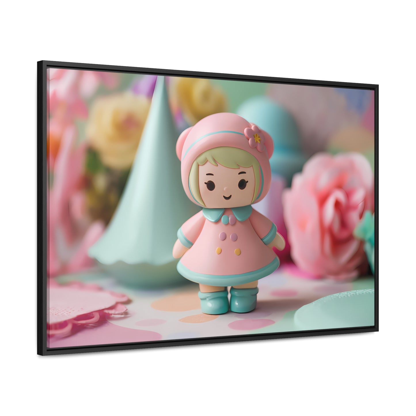 Sweet Pastel Dreamland - Gallery Canvas Wraps, Horizontal Frame