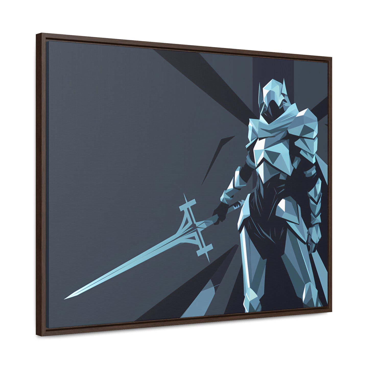 Knight of the Shattered Realm - Gallery Canvas Wraps, Horizontal Frame