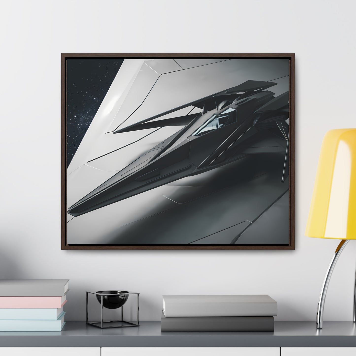 Starlance Stealth Interceptor - Gallery Canvas Wraps, Horizontal Frame