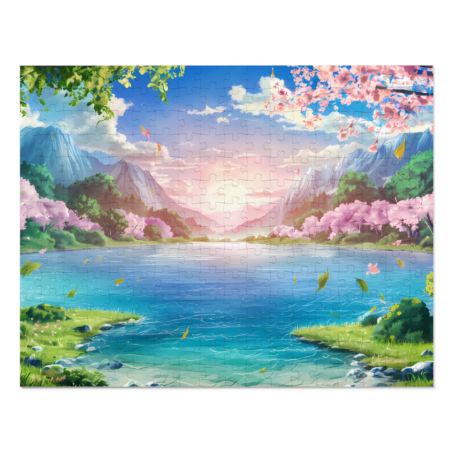 Serenity in Bloom - Jigsaw Puzzle (30, 110, 252, 500,1000-Piece)