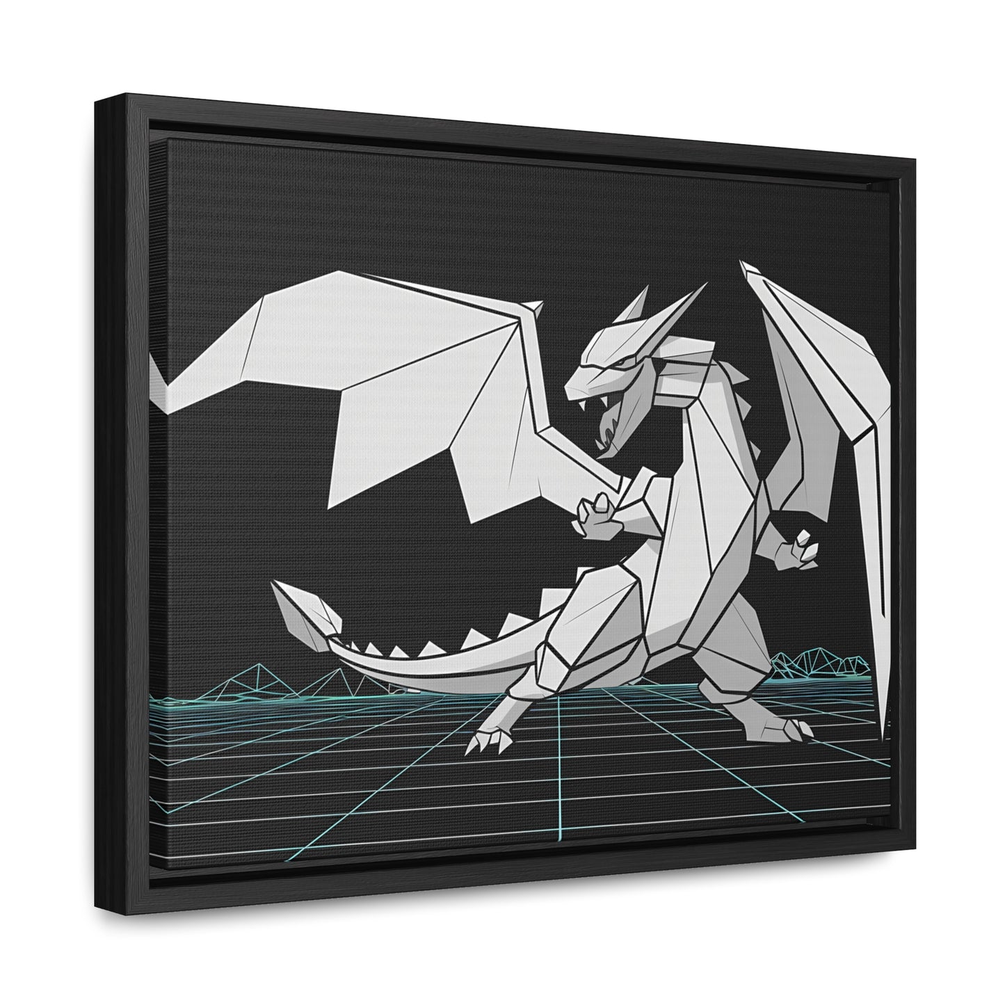 Cyber Dragon Unleashed - Gallery Canvas Wraps, Horizontal Frame