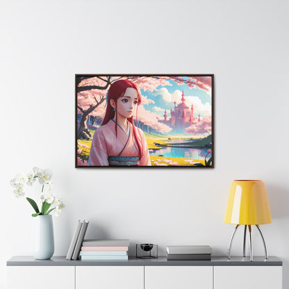 "Whispers of Spring in the Enchanted Realm" - Gallery Canvas Wraps, Horizontal Frame