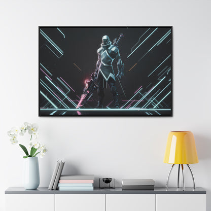 Cybernetic Vanguard - Gallery Canvas Wraps, Horizontal Frame