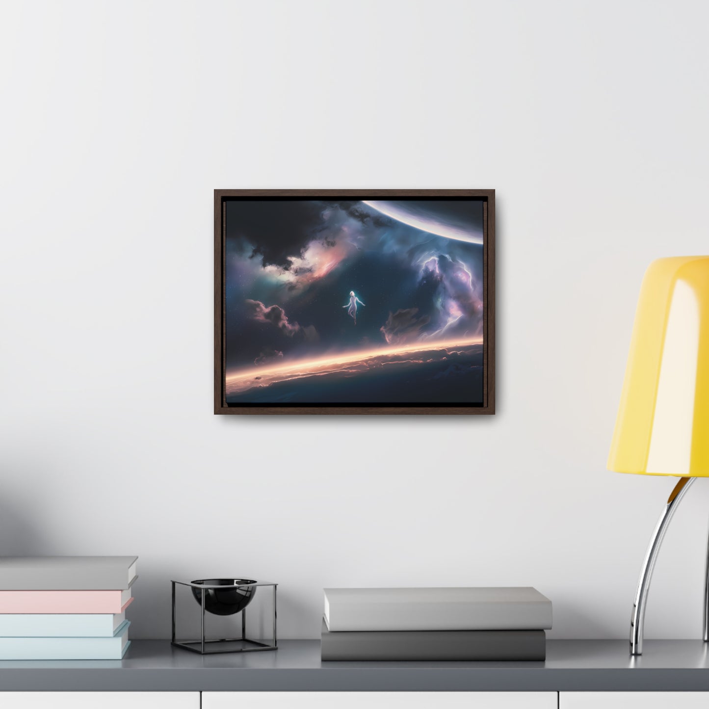 Ascension Beyond the Horizon - Gallery Canvas Wraps, Horizontal Frame