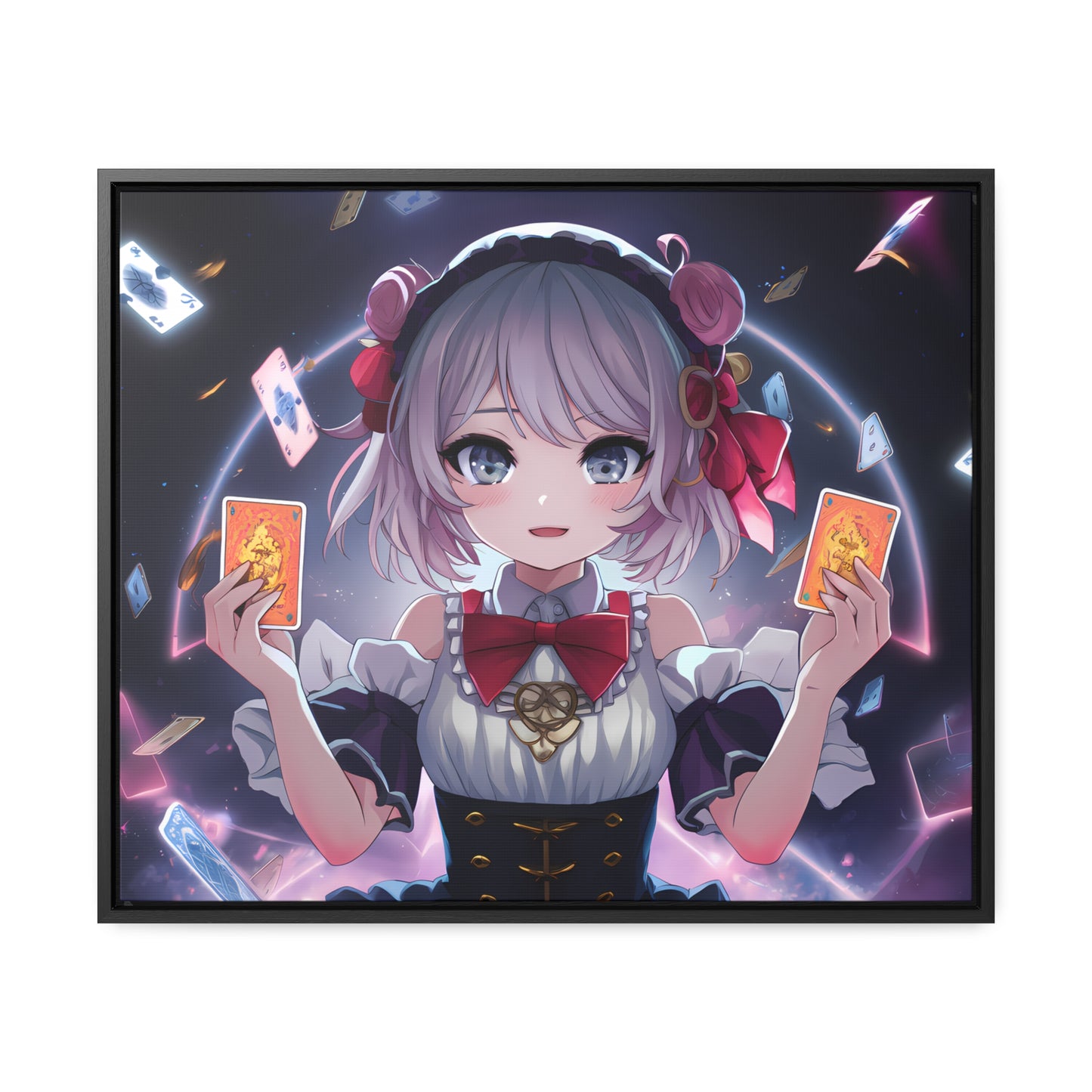 "Arcane Card Mastery" - Gallery Canvas Wraps, Horizontal Frame