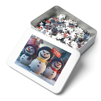 The Great Snowman Rebellion - Jigsaw Puzzle (30, 110, 252, 500,1000-Piece)