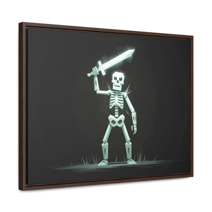 Rise of the Skeleton Warrior - Gallery Canvas Wraps, Horizontal Frame