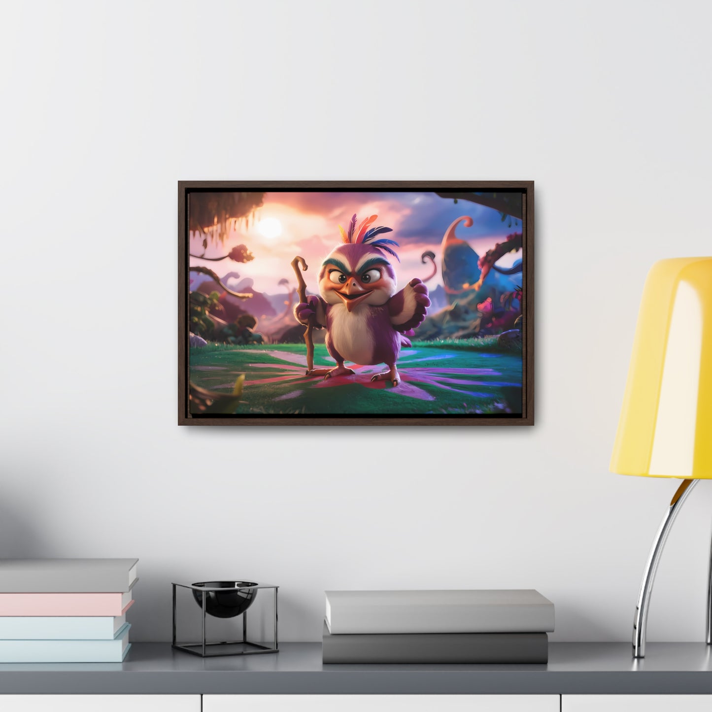 Guardian of the Enchanted Forest - Gallery Canvas Wraps, Horizontal Frame