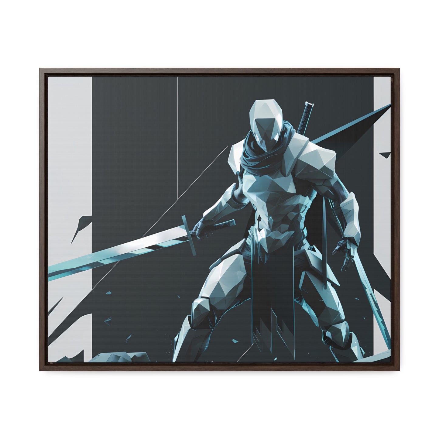 Blade of the Shattered Realm - Gallery Canvas Wraps, Horizontal Frame