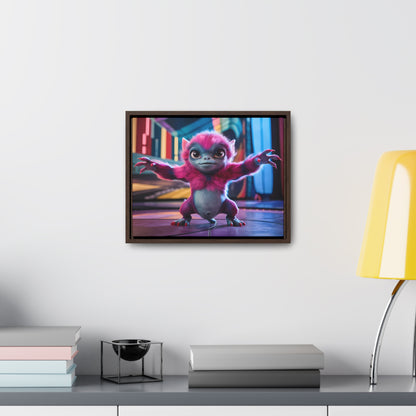 Cosmic Critter on the Dance Floor - Gallery Canvas Wraps, Horizontal Frame