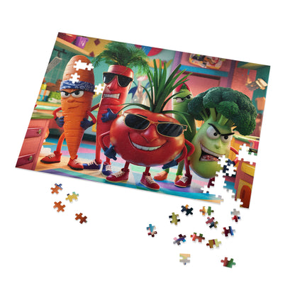 "Veggie Squad: Kitchen Warriors" - Jigsaw Puzzle (30, 110, 252, 500,1000-Piece)