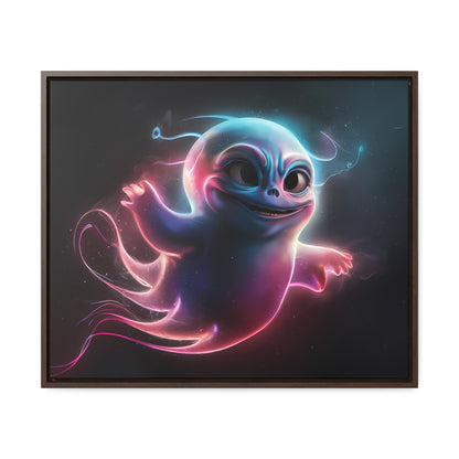 Neon Ghostling - Gallery Canvas Wraps, Horizontal Frame