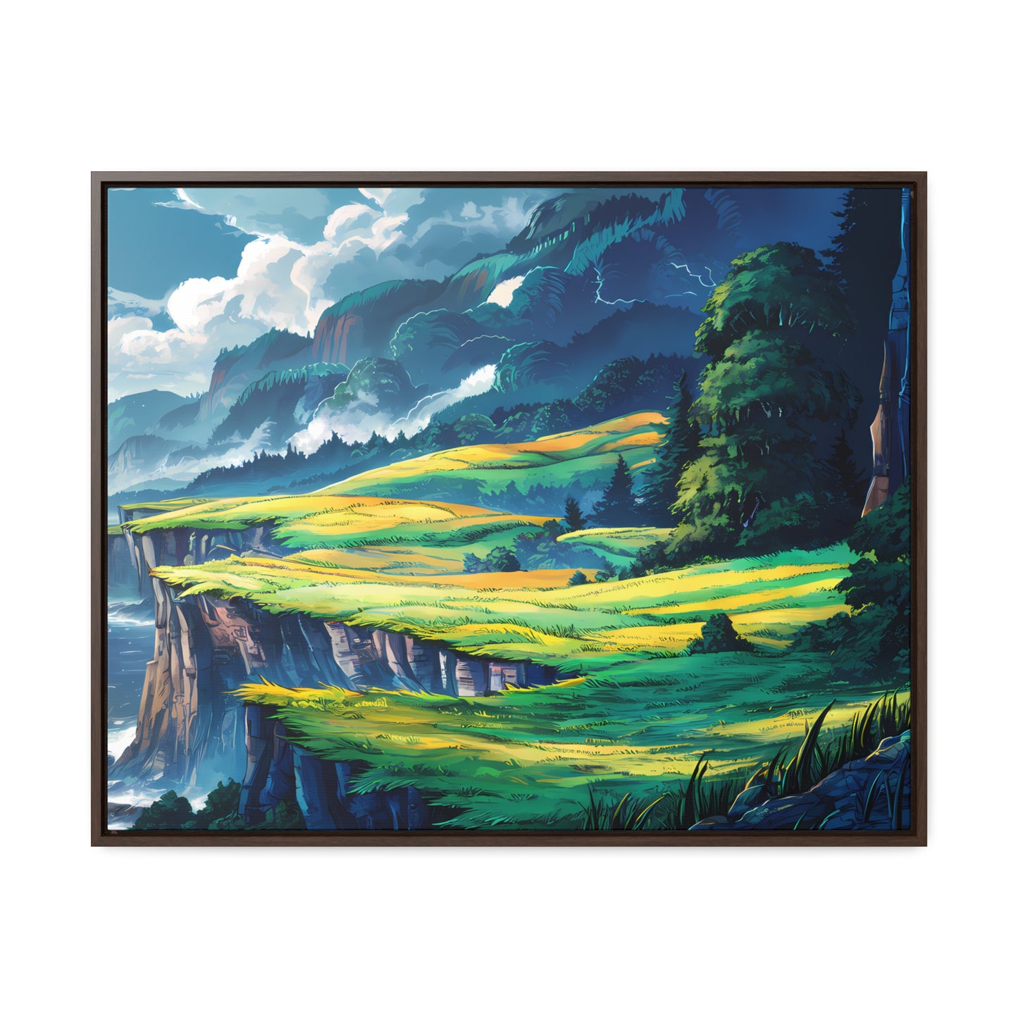 Edge of the Wild Coast - Gallery Canvas Wraps, Horizontal Frame