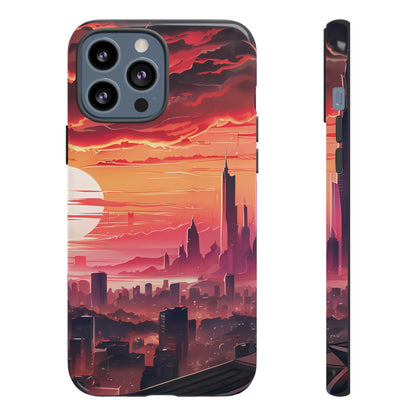 Anime City at Dawn - Smartphone Tough Cases