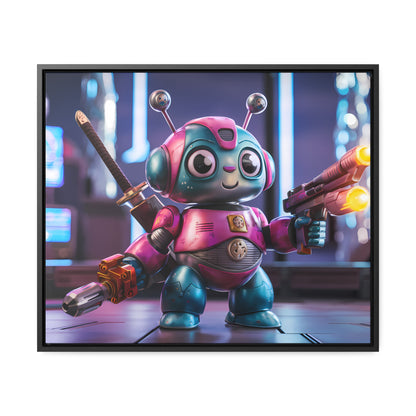 Robo-Samurai Defender - Gallery Canvas Wraps, Horizontal Frame