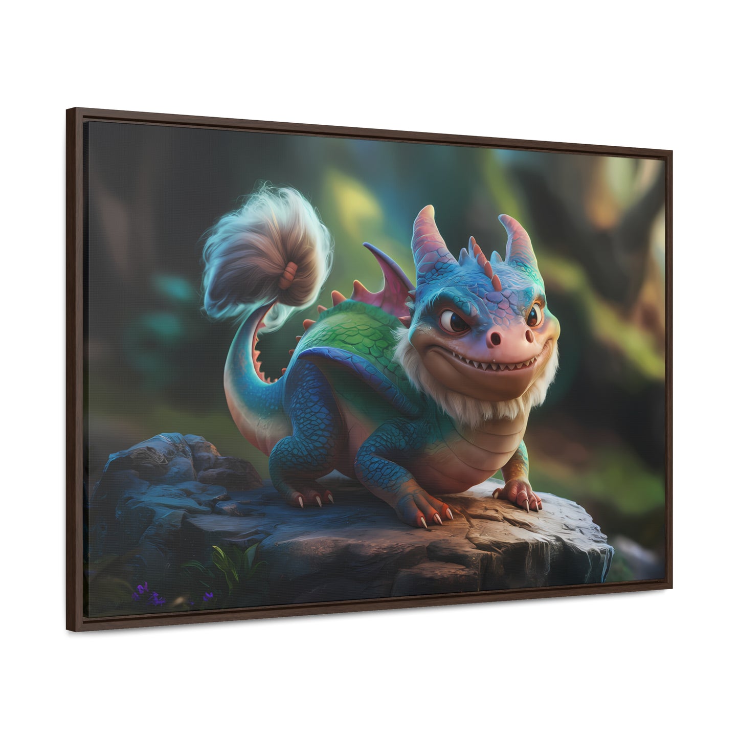 Guardian of the Enchanted Grove - Gallery Canvas Wraps, Horizontal Frame