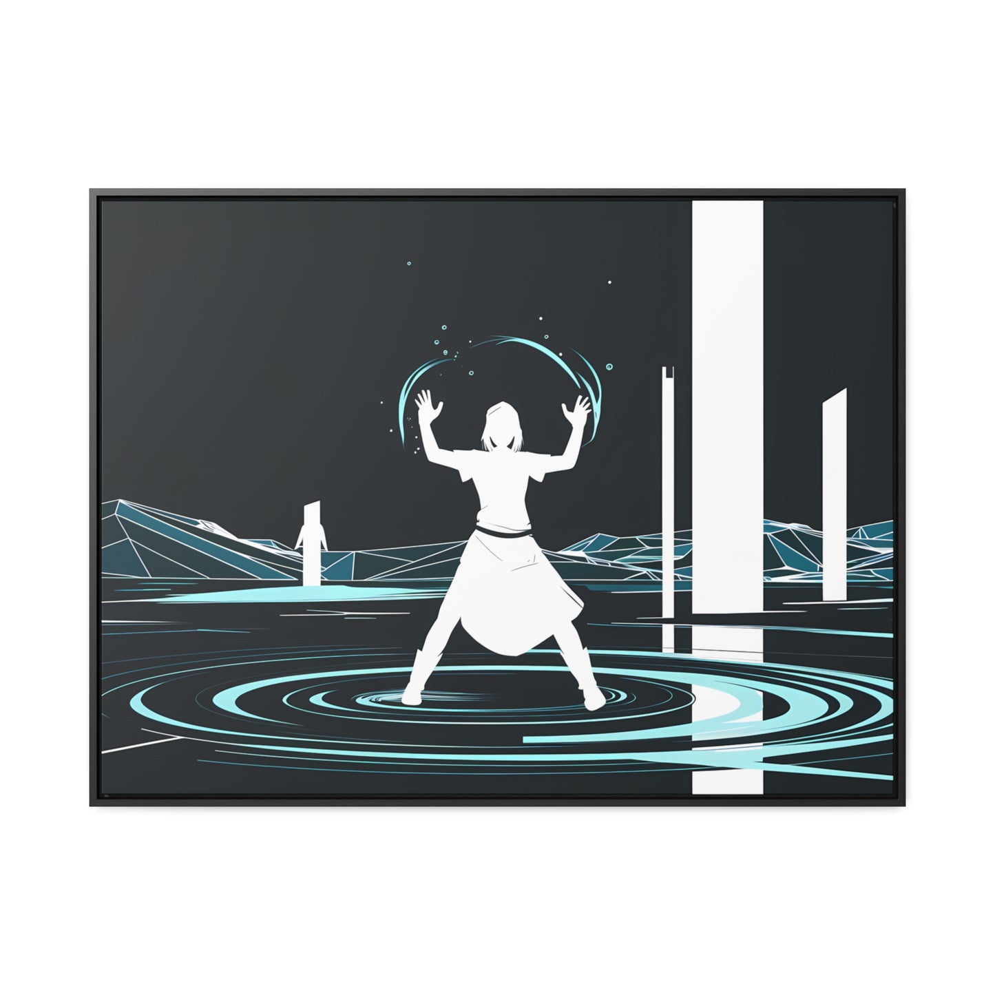 Resonance of the Void - Gallery Canvas Wraps, Horizontal Frame