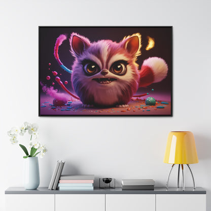 Cosmic Candy Critter - Gallery Canvas Wraps, Horizontal Frame