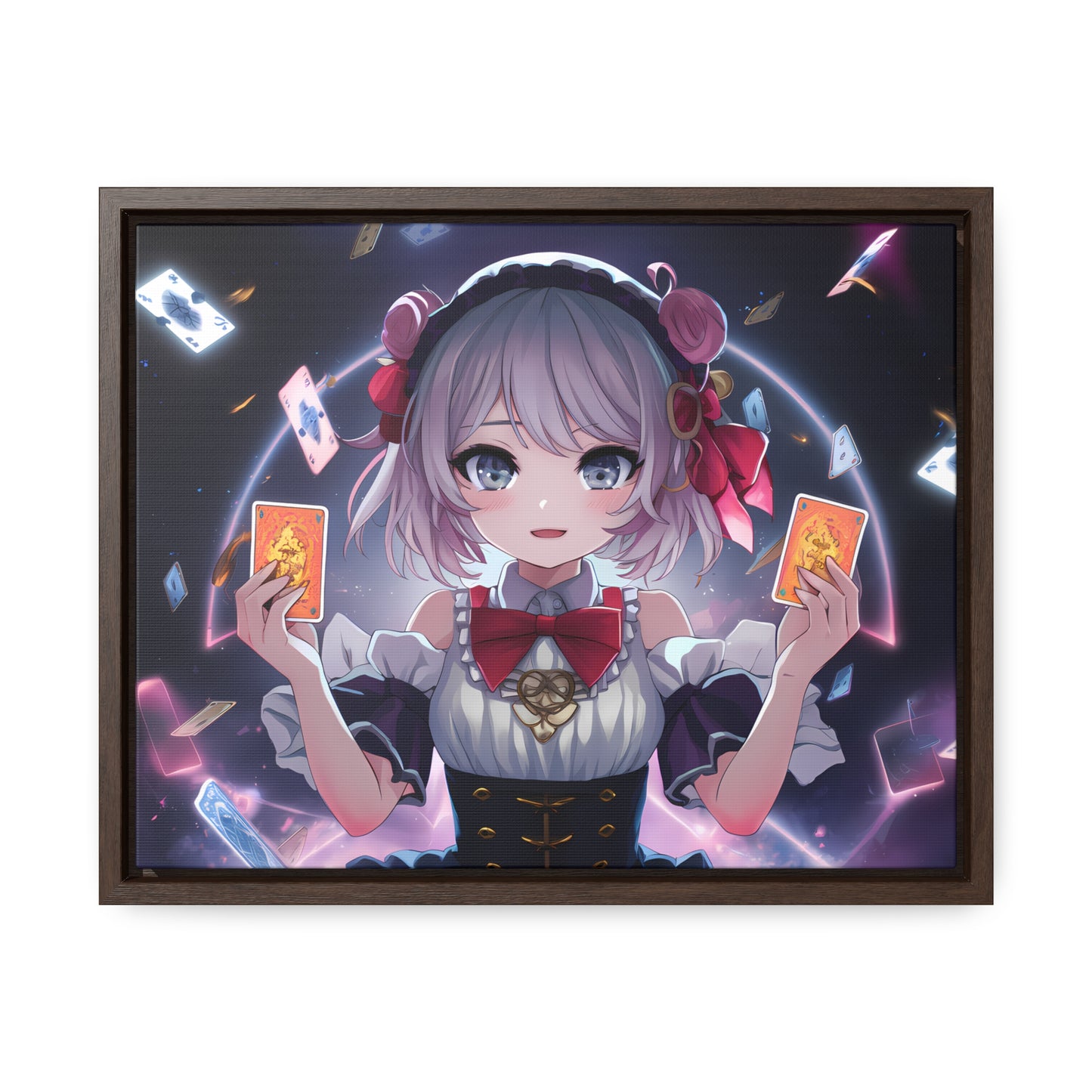 "Arcane Card Mastery" - Gallery Canvas Wraps, Horizontal Frame