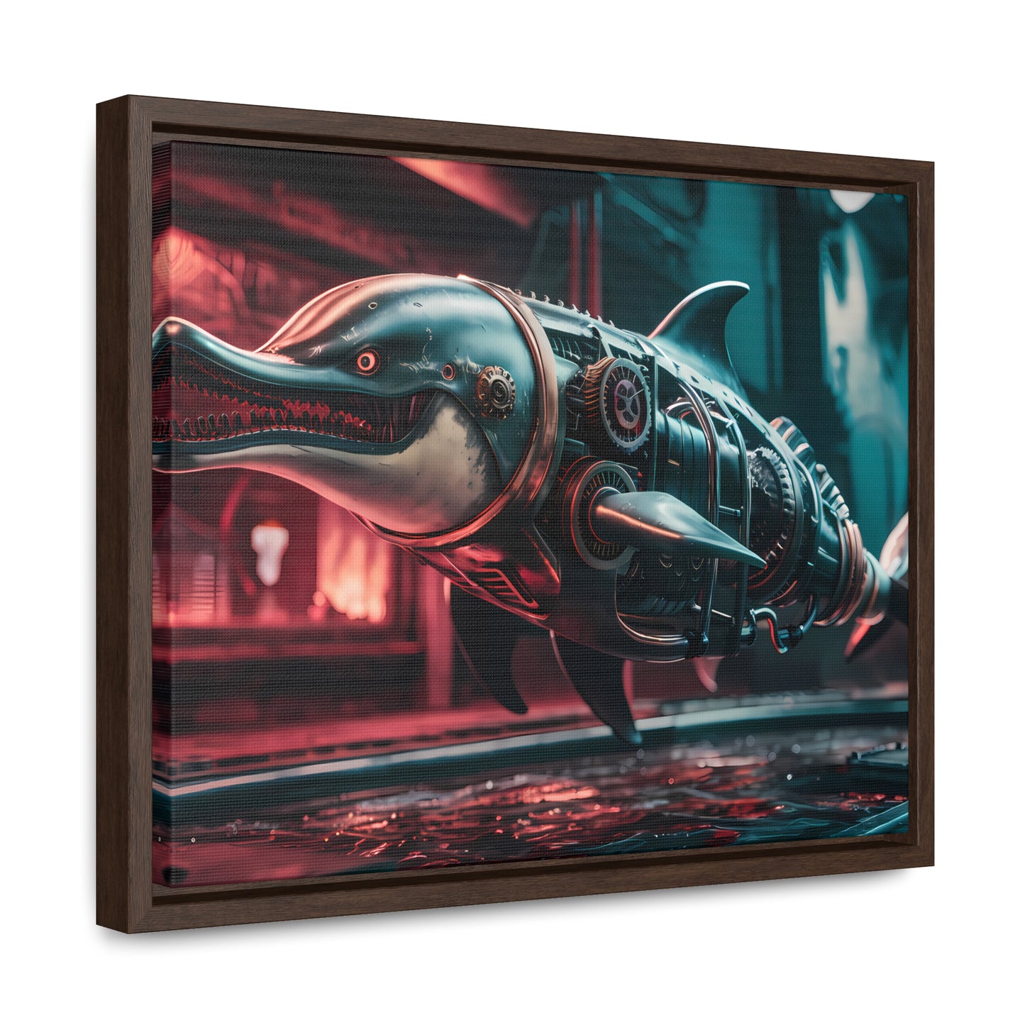 Mechanical Apex Predator - Gallery Canvas Wraps, Horizontal Frame