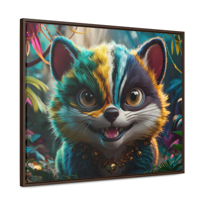 Jungle Mischief - Gallery Canvas Wraps, Horizontal Frame