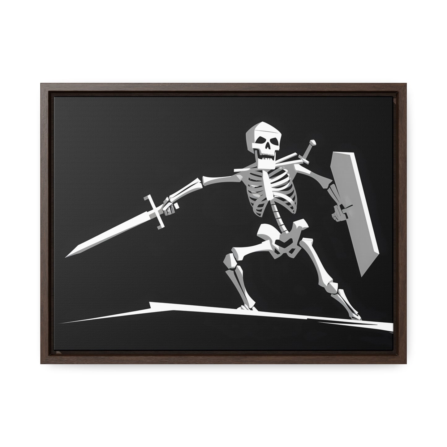 The Undead Sentinel - Gallery Canvas Wraps, Horizontal Frame