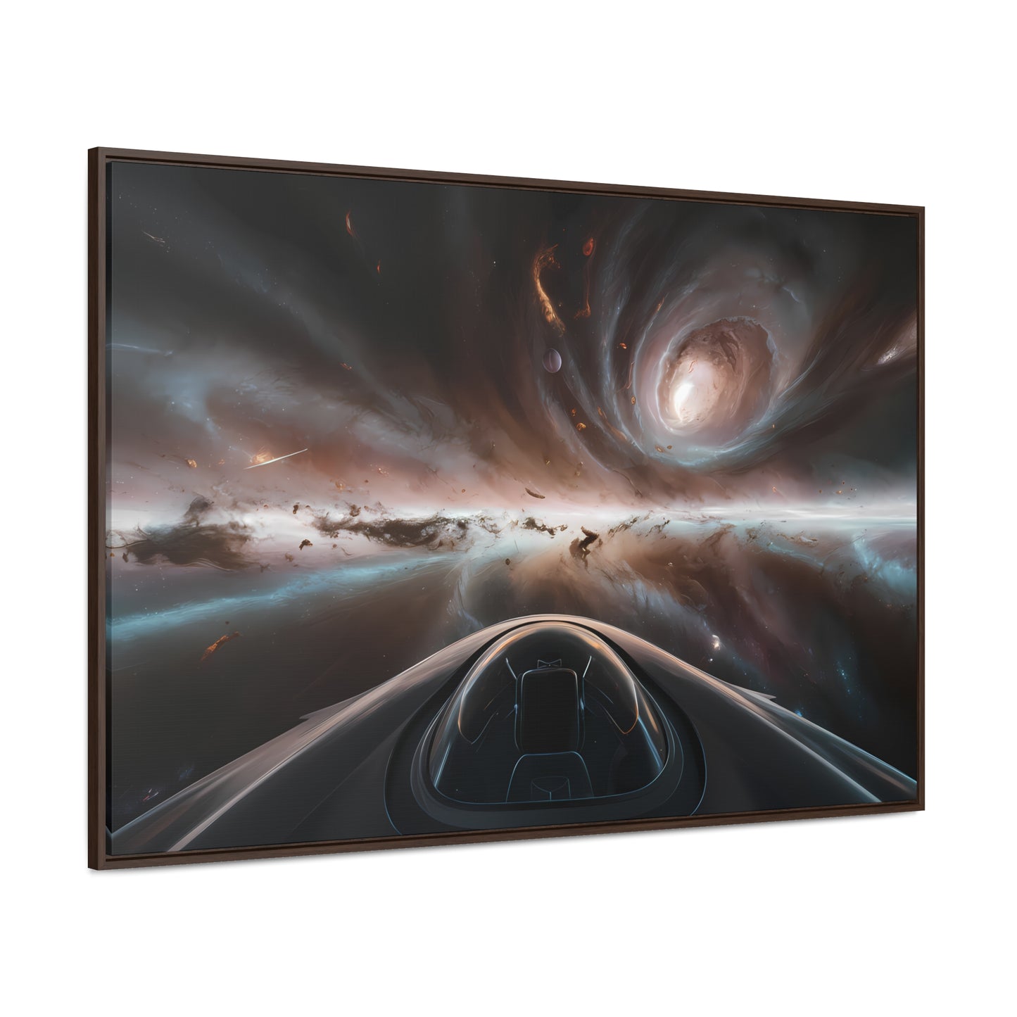 Journey Through the Celestial Abyss - Gallery Canvas Wraps, Horizontal Frame