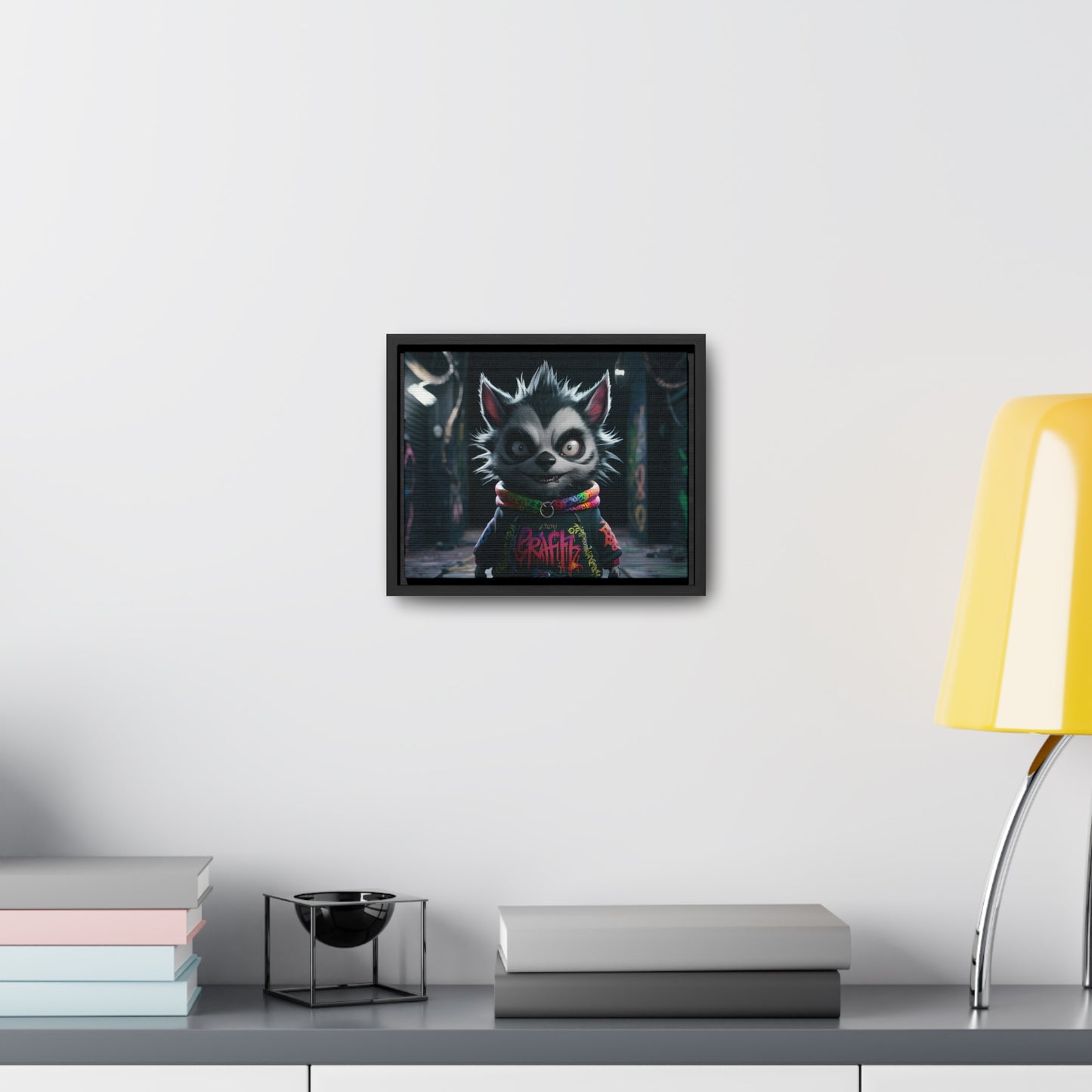 Urban Graffiti Rebel - Gallery Canvas Wraps, Horizontal Frame