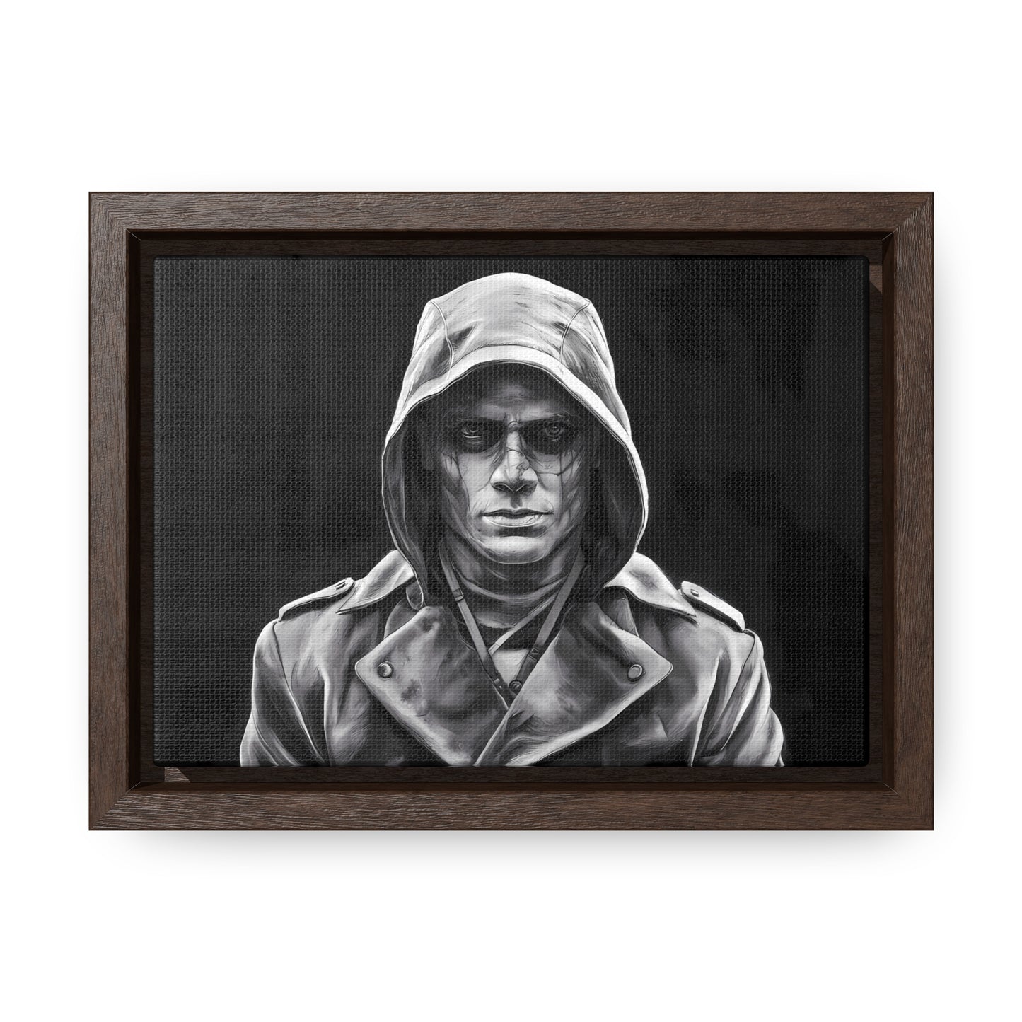 The Shadowed Sentinel - Gallery Canvas Wraps, Horizontal Frame