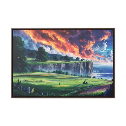 Edge of the Burning Sky - Gallery Canvas Wraps, Horizontal Frame