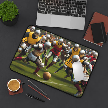 Medieval Football Frenzy - Desk Mat