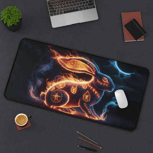 Mystical Rabbit - Desk Mat