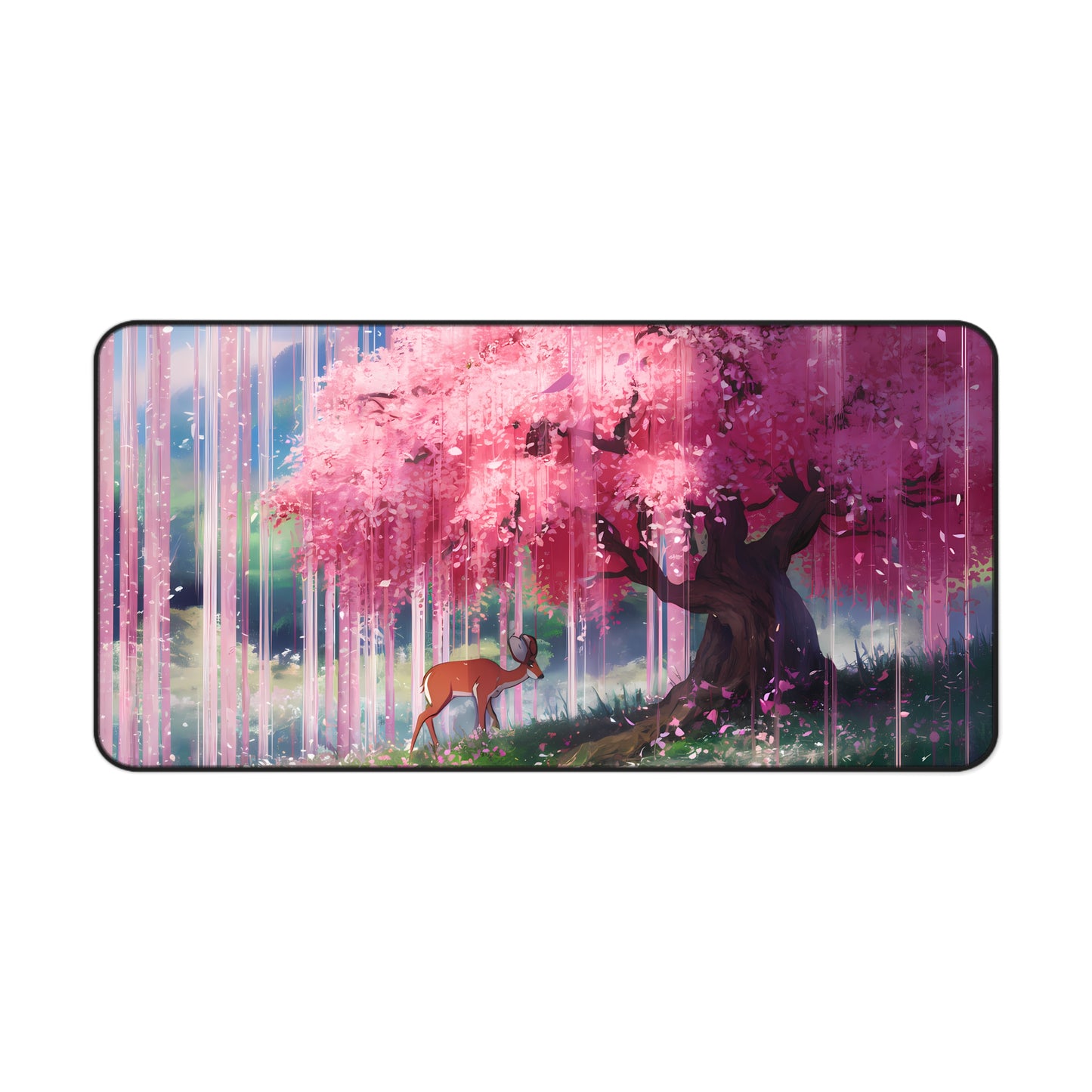 Whispers of the Sakura Forest - Desk Mat