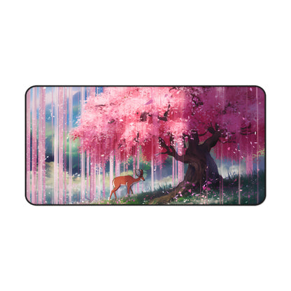 Whispers of the Sakura Forest - Desk Mat