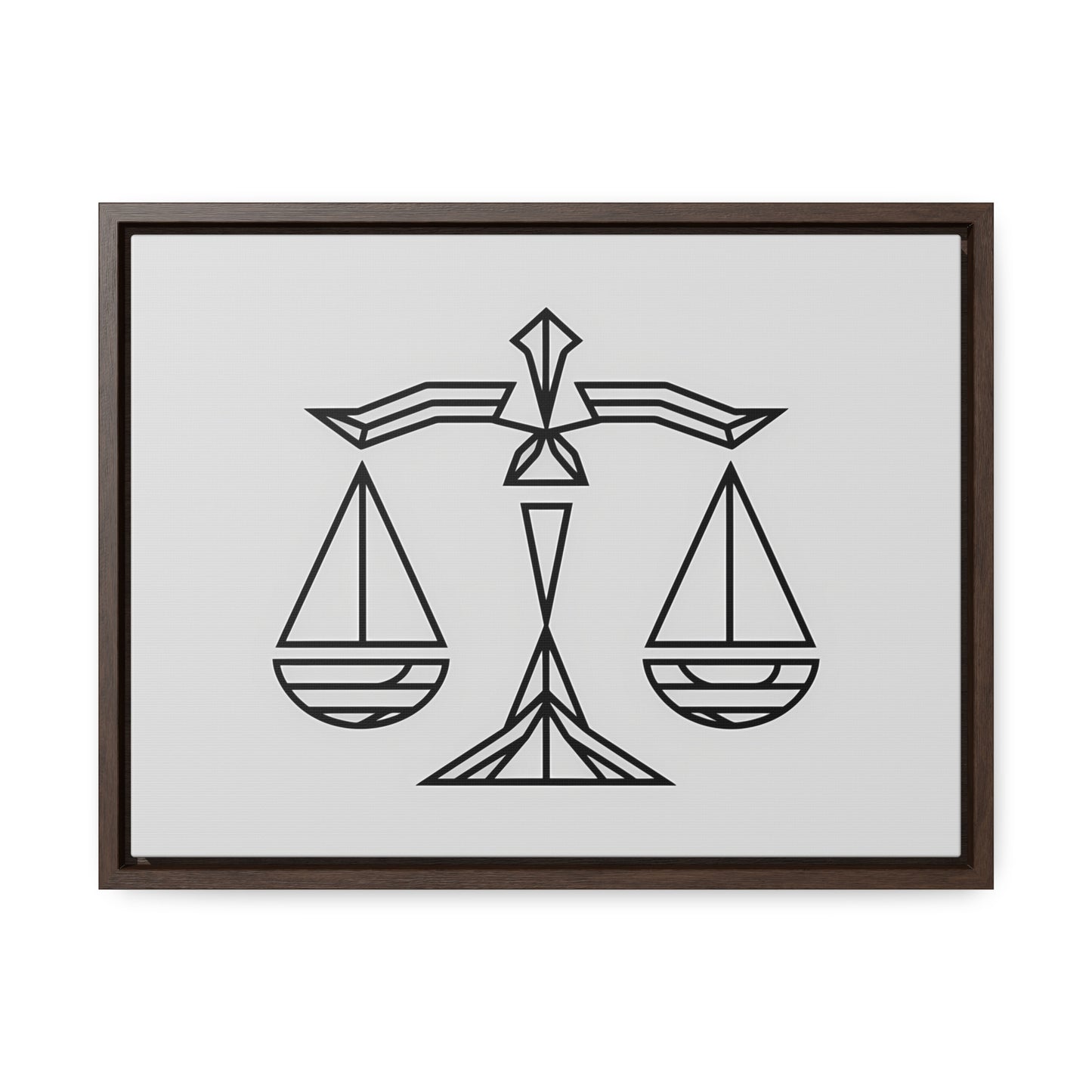 Balance of Justice - Gallery Canvas Wraps, Horizontal Frame