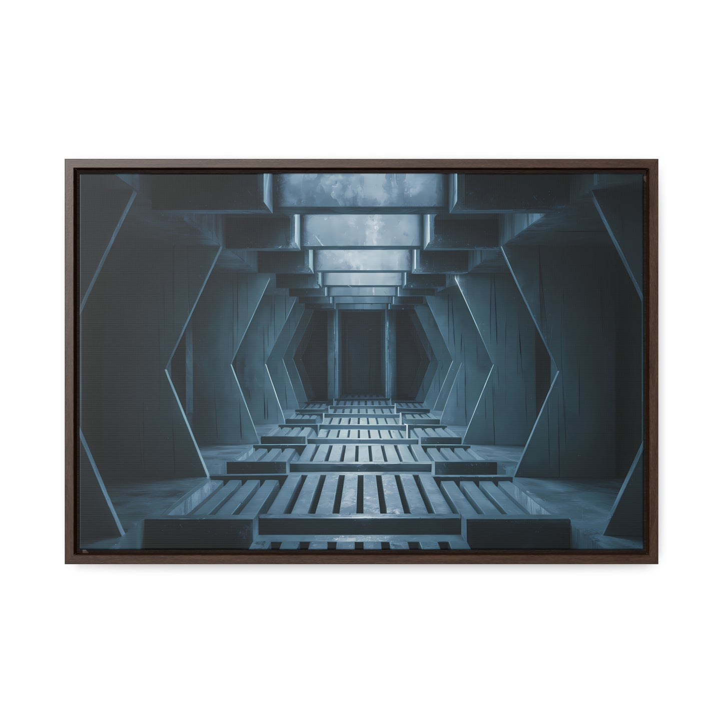 Echoes of the Forgotten Passage - Gallery Canvas Wraps, Horizontal Frame